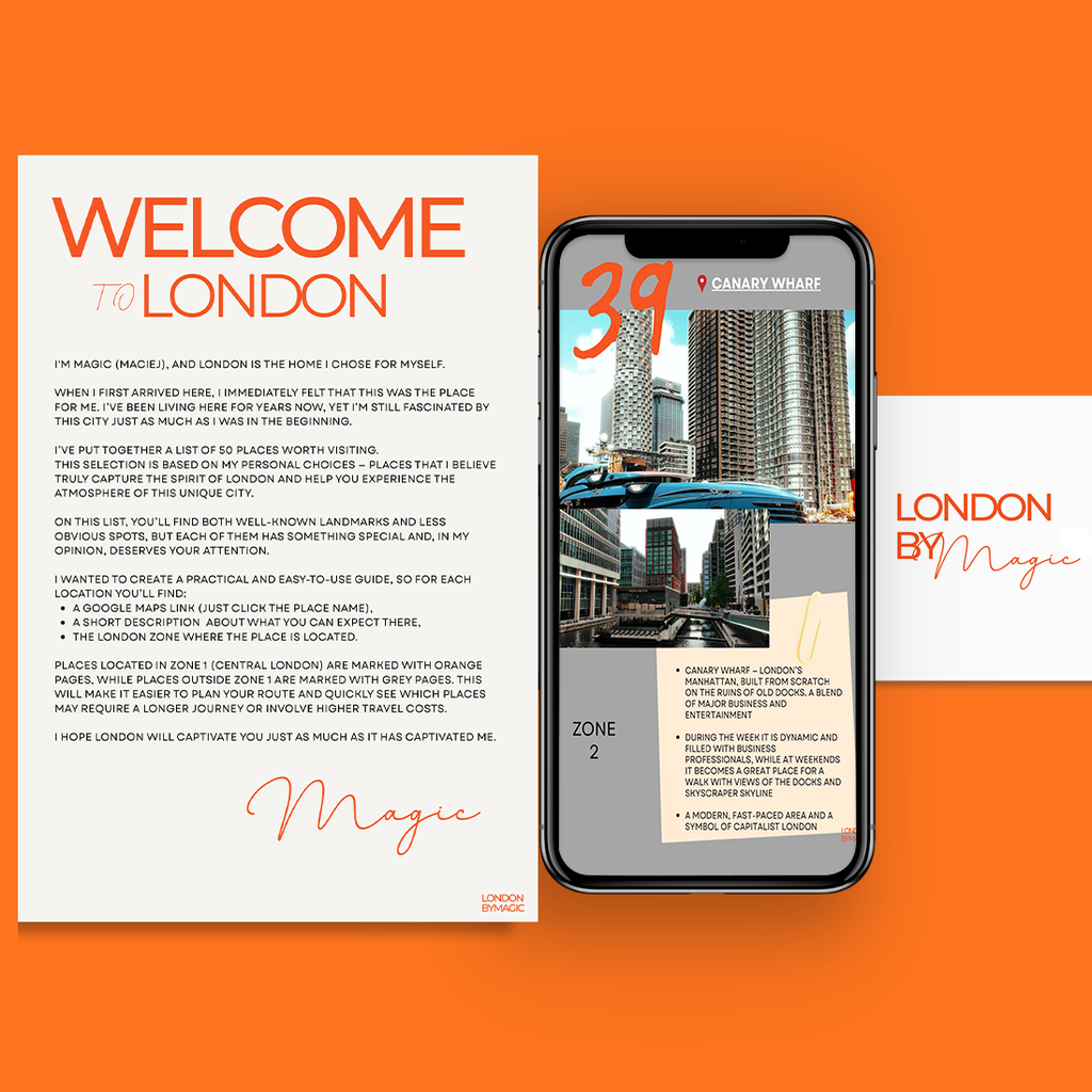 LONDON - 50 PLACES WITH A UNIQUE ATMOSPHERE (ENGLISH VERSION)